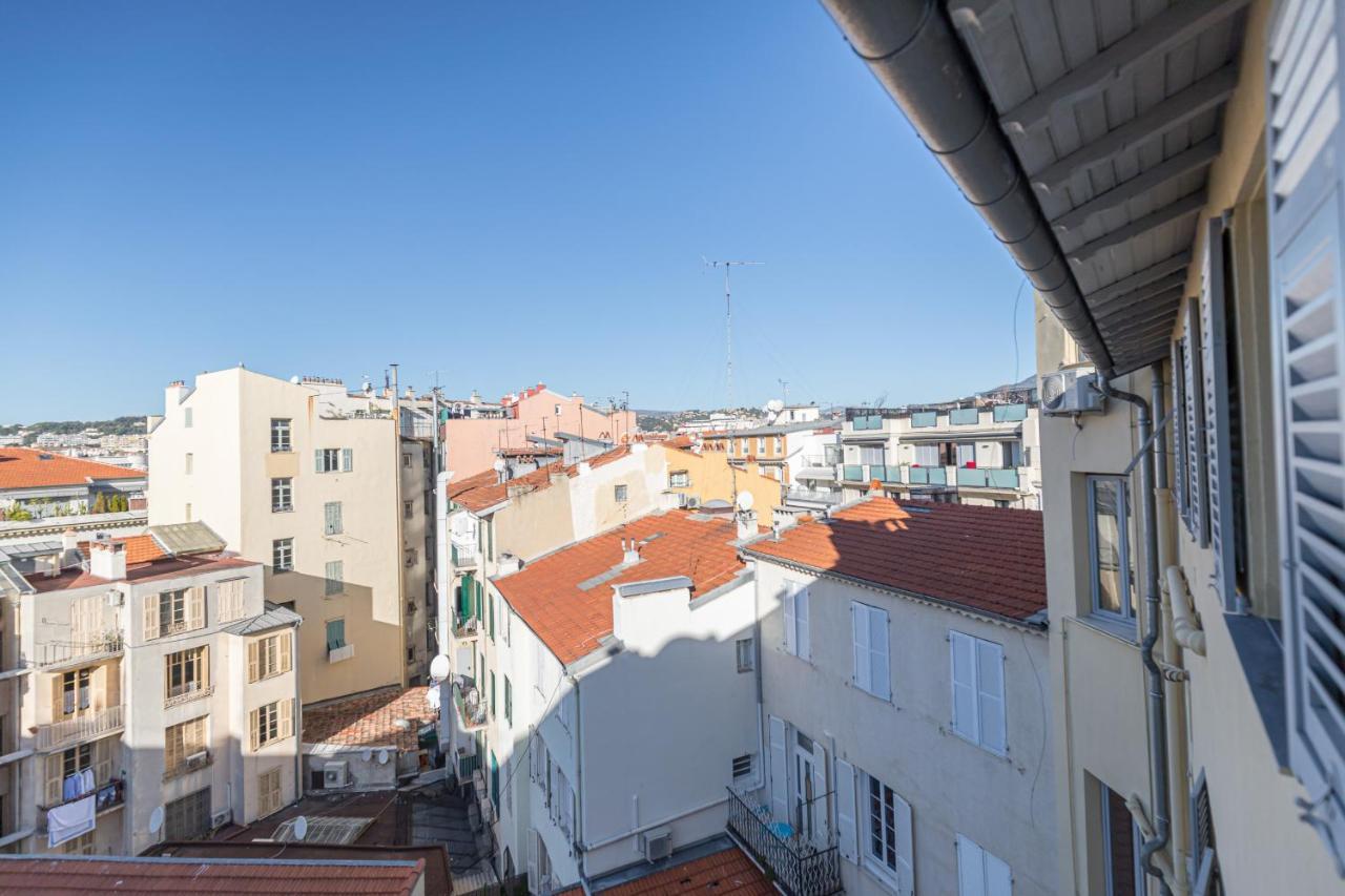 1 Su Ede - Dernier Etage Ascenseur - 1 Min Plage Et Zone Pietonne Νίκαια Εξωτερικό φωτογραφία