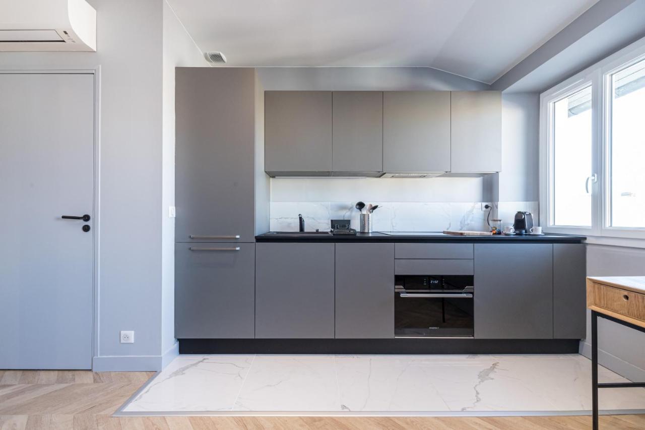 1 Su Ede - Dernier Etage Ascenseur - 1 Min Plage Et Zone Pietonne Νίκαια Εξωτερικό φωτογραφία