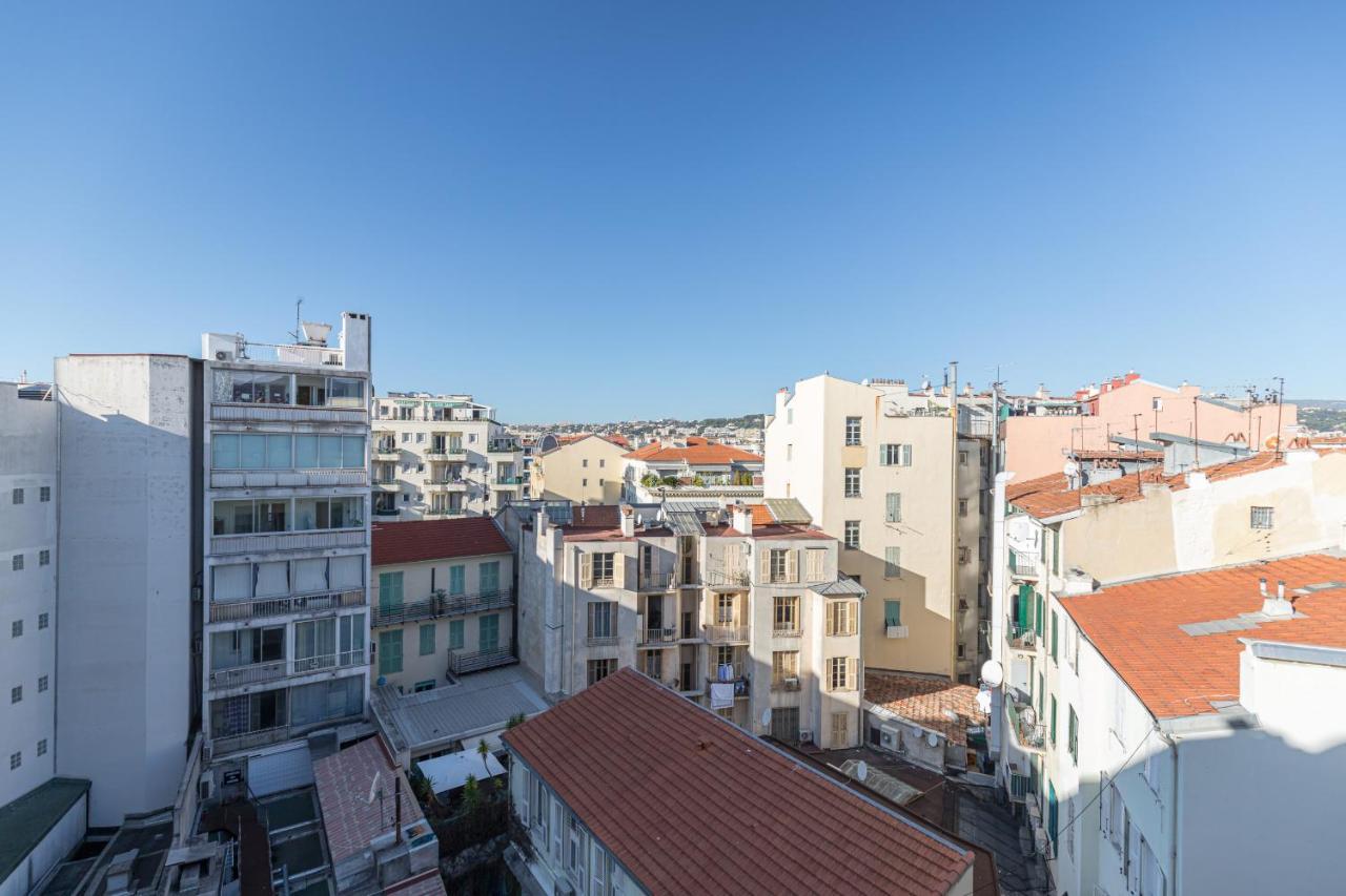 1 Su Ede - Dernier Etage Ascenseur - 1 Min Plage Et Zone Pietonne Νίκαια Εξωτερικό φωτογραφία